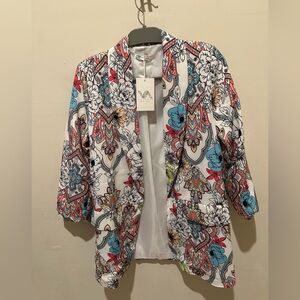 Vactchio - Stunning Colorful Floral Women's Floral Blazer/Jacket - Made in Italy